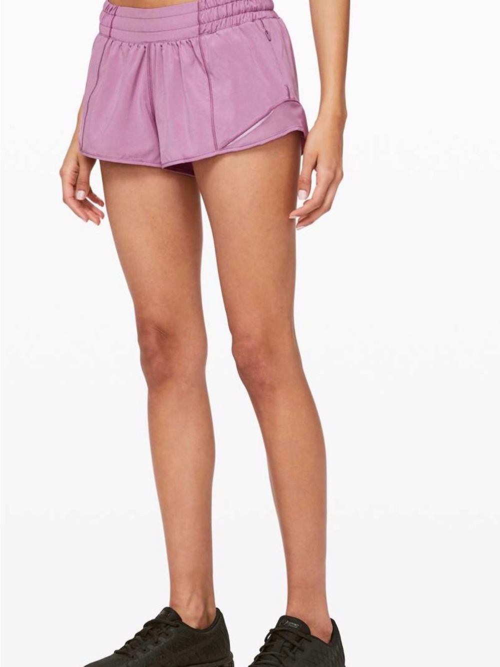 Lululemon Hotty Hot Short II *2.5" Women's Size 4 Jubilee Drawstring Lined Gym